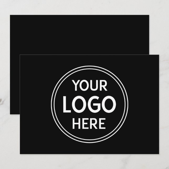 Invitación Creaciones personalizadas elegantes y modernas ver (Anverso / Reverso)