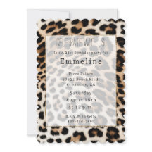 Cream Black Leopard Print