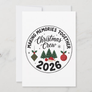 Invitación Creando Recuerdos Juntos Equipo de Navidad 2026 Xm