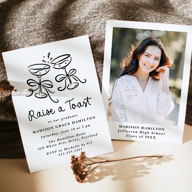 Invitación Creando una fiesta de graduación de tostadas (Subido por el creador)