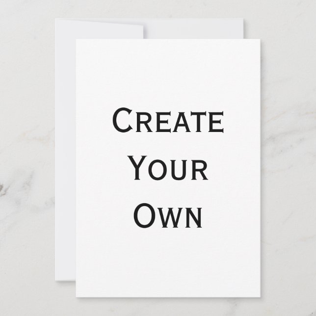 Invitación Crear el propio (Anverso)