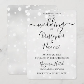 Invitación Crear su propio Boda de espectros blancos
