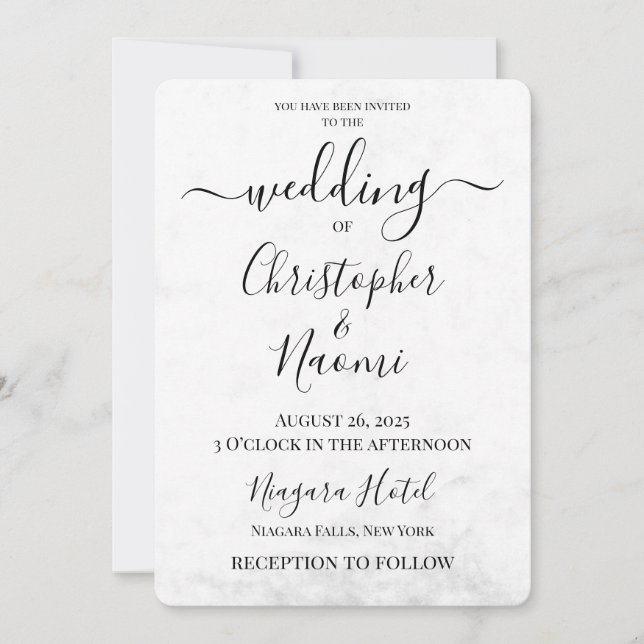 Invitación Crear su propio Boda descargable Personalizado (Anverso)