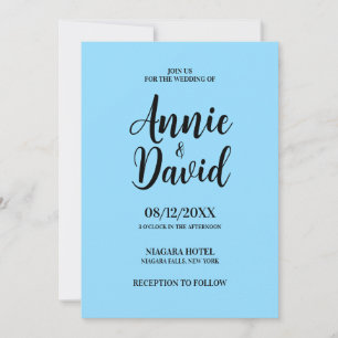 Invitación Crear su propio Boda personalizado