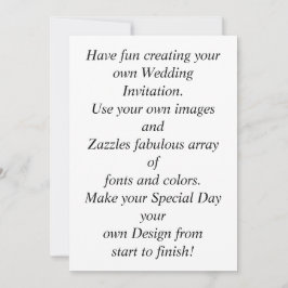 Invitación Crear su propio Boda personalizado y personalizado