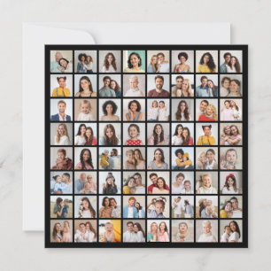 Invitación Crear su propio Collage de fotos 64
