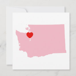 Invitación Crear su propio color Boda de Washington