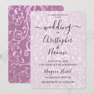 Invitación Crear su propio patrón metálico original