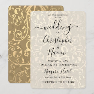 Invitación Crear su propio patrón metálico original