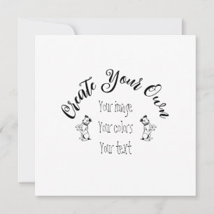 Invitación Crear su propio personal