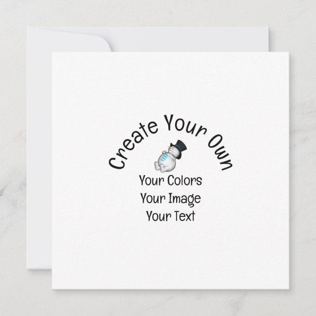 Invitación Crear su propio Personalizado (Anverso)