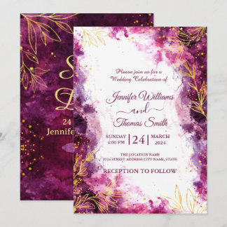 Invitación Crear su propio Personalizado Guardar el Boda de f