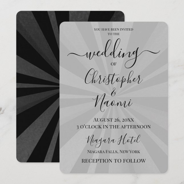 Invitación Crear su propio Personalizado Retro Profundo Sunbu (Anverso / Reverso)