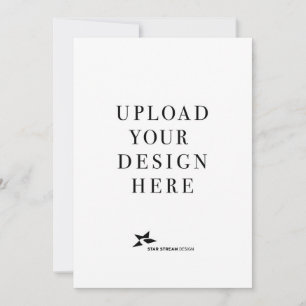 Invitación Crear su propio retrato 5x7