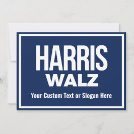 Invitación Crear tu propio Harris Walz 2024