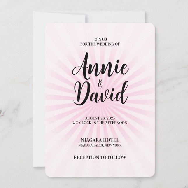 Invitación Crear tu propio Starburst Pastel Retro (Anverso)