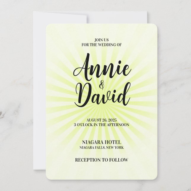 Invitación Crear tu propio Starburst Pastel Retro (Anverso)