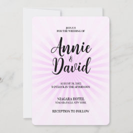 Invitación Crear tu propio Starburst Pastel Retro