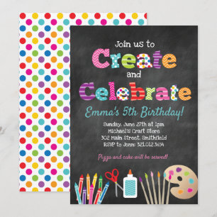 Invitación Crear y celebrar Fiesta de artesanía