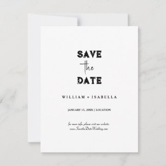 Invitación Create your own save the date cards