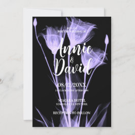 Invitación Create Your Own X-Ray Flower Trio Wedding