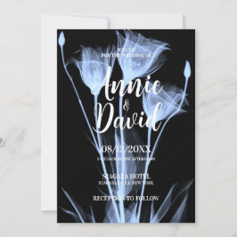 Invitación Create Your Own X-Ray Flower Trio Wedding