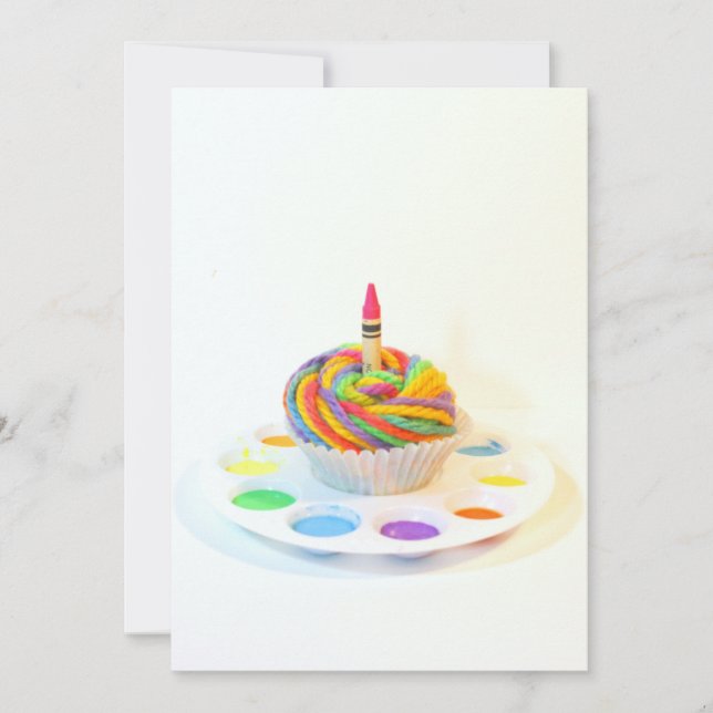 Invitación creativa de la fiesta de cumpleaños de (Anverso)