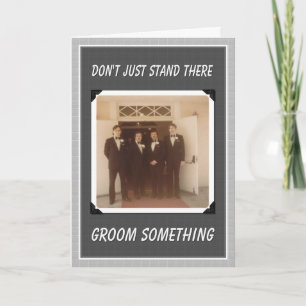 Invitación ¡Crecen Algo! - Groomsmen