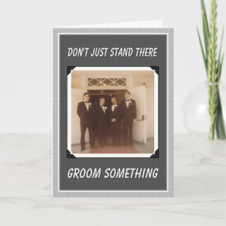 Invitación ¡Crecen Algo! - Groomsmen