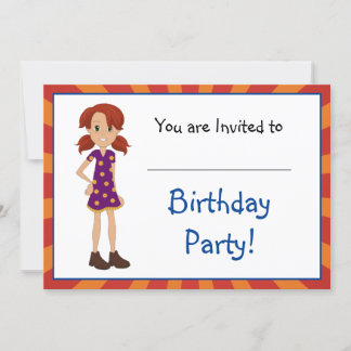 Invitación Crecer con Abbey y Sam Invitation