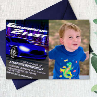 Invitación Creciendo Demasiado Rápido - Carreras