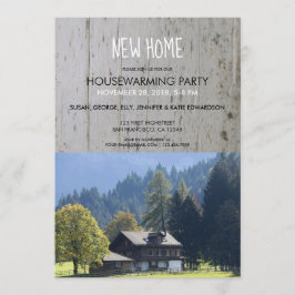 Invitación Cree su propia nueva foto casera rústica del