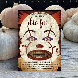 Invitación Creepy Killer Cloween Party
