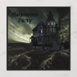 Invitación Creepy y atónita fiesta de Halloween en casa
