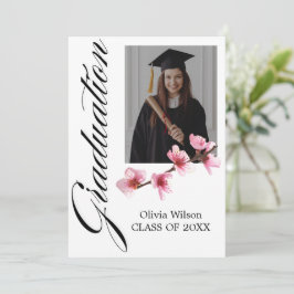 Invitación Creer en tu graduación de sueños