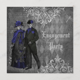 Invitación Creíble fiesta de compromiso de Novia y Groom de H