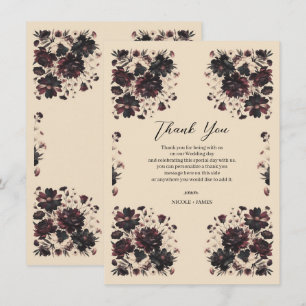 Invitación Crema Beige Vintage Floral Chic Deslucido Malhumor