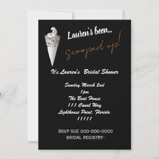 INVITACIÓN CREMA DE HIELO DE DUCHA BRIDAL