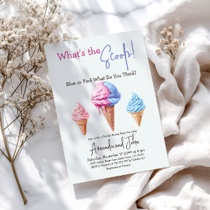 Invitación Crema De Hielo Dulce Lo Que Revelan Los Géneros De