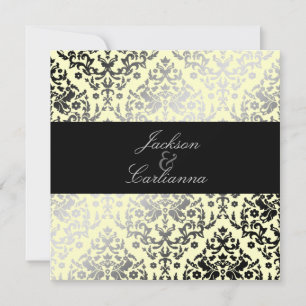 Invitación Crema de mantequilla Damasco deslumbrante 311