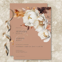 Crema de roya y flor de otoño y hojas raras