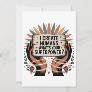 Invitación Creo Humanos. ¿Cuál es tu Superpoder
