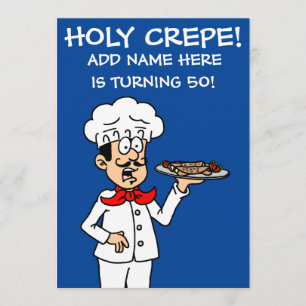 Invitación Crepe sagrada Alguien cumple 50 años 50 invita de 