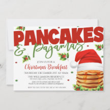 Crepes navidades Y Fiesta Pajamas Invitados