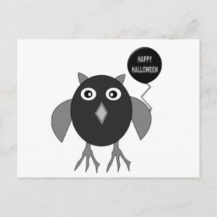 Invitación Crepústica postal de la fiesta de Halloween