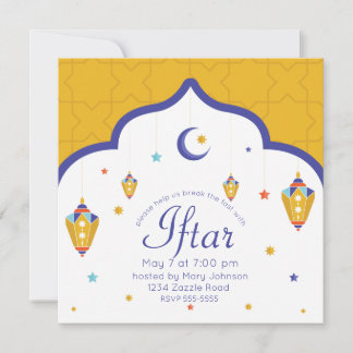 Invitación Crescent Moon & Fanous Ramadan
