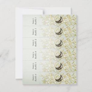 Invitación Crescent Moon Mistletoe Navidades festivos cena