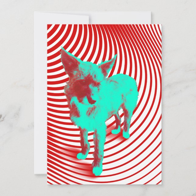 Invitación crías de hazie locas (Anverso)