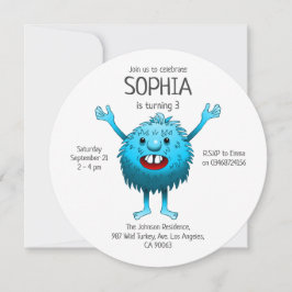 Invitación Criatura super adorable y linda