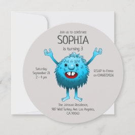Invitación Criatura super adorable y linda